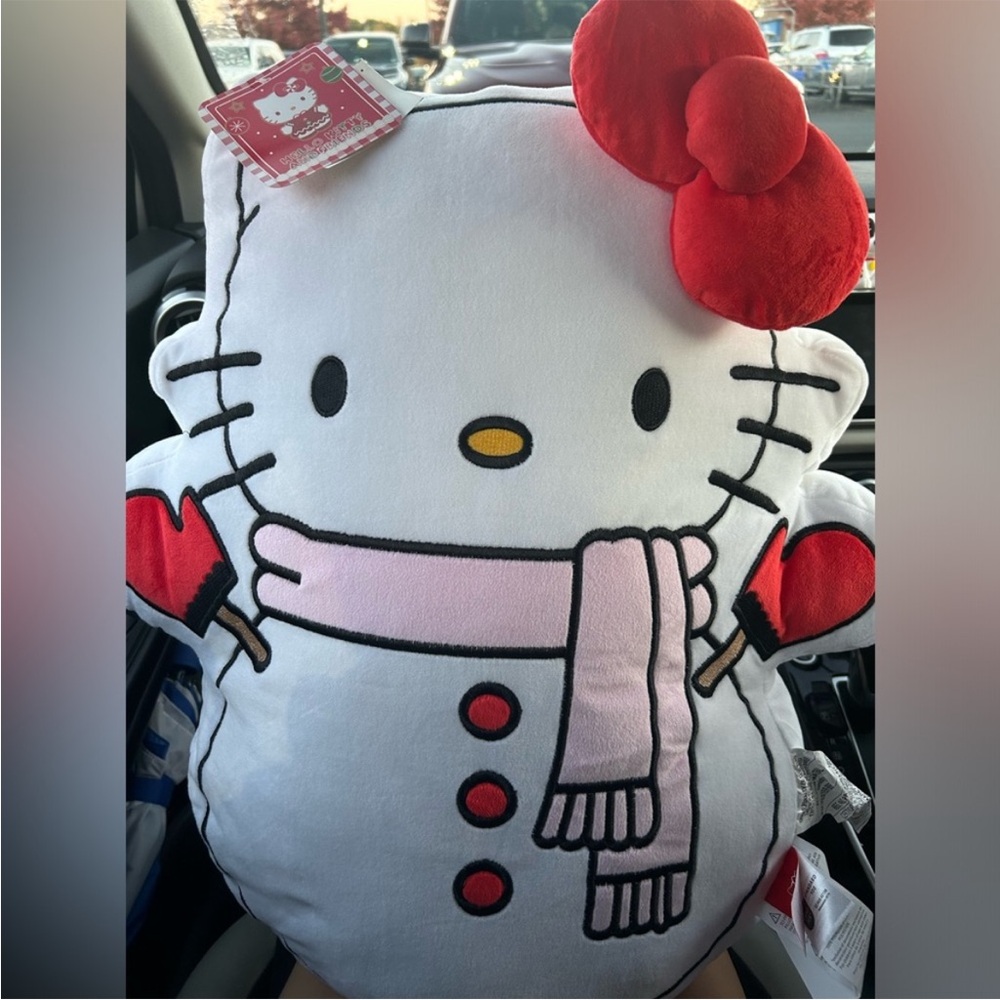 Hello Kitty Snowman Christmas Plush